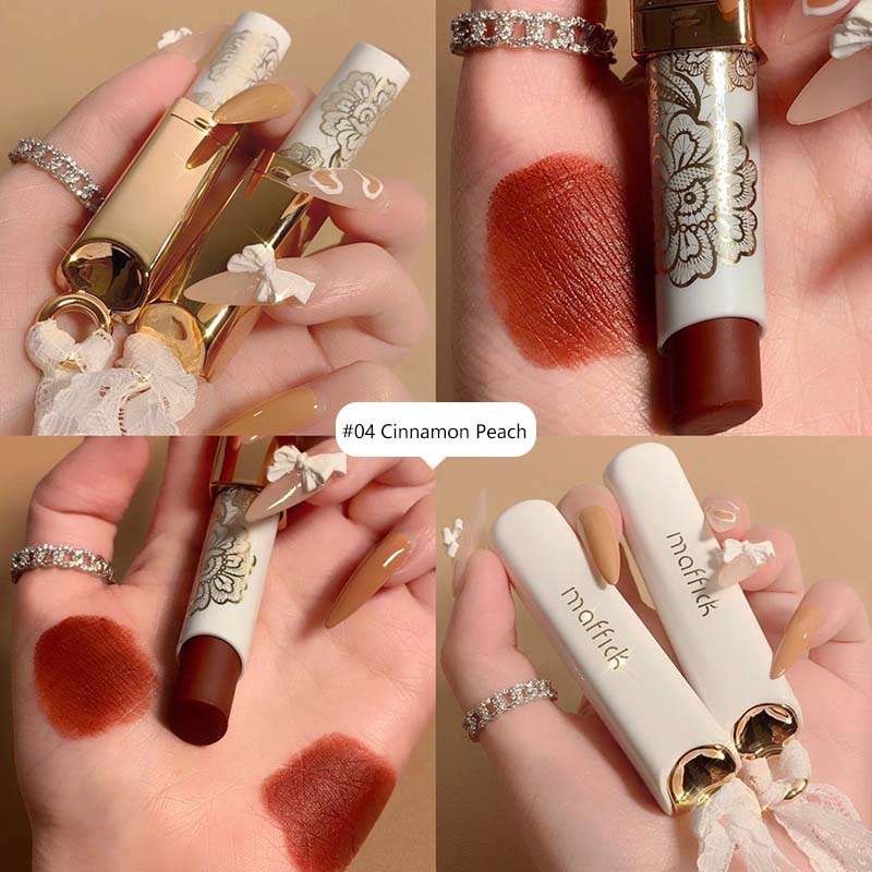 Son Lì Mềm Mịn Dưỡng Ẩm Lâu Trôi Không Dính Cốc Màu Sắc Thời Trang Thương Hiệu Maistok Dành Cho Người Mới Tập Trang Điểm