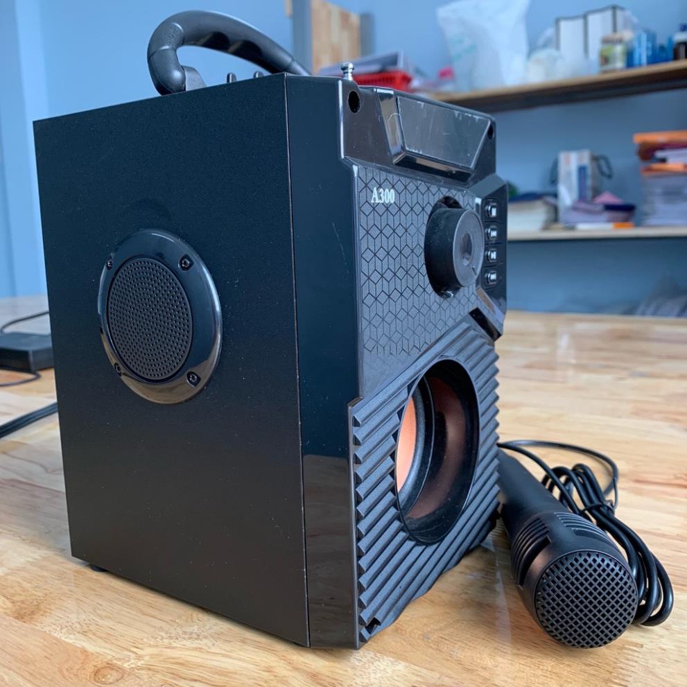 Loa Công Suất Lớn, Loa KAW  Hozito Cao Cấp Ver 2021 + TẶNG MIC HÁT, Loa Hat Karaoke Bluetooth Cầm Tay - Bảo hành 6 tháng