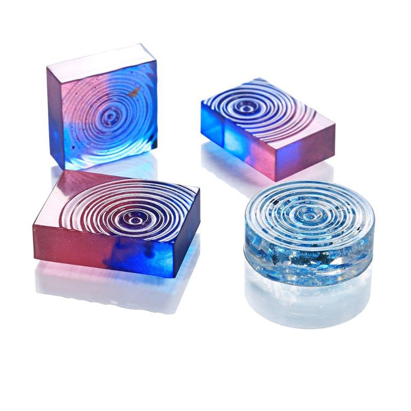 Set 4 Khuôn Silicon Làm Mặt Dây Chuyền Thủ Công Siêu Tiện Lợi