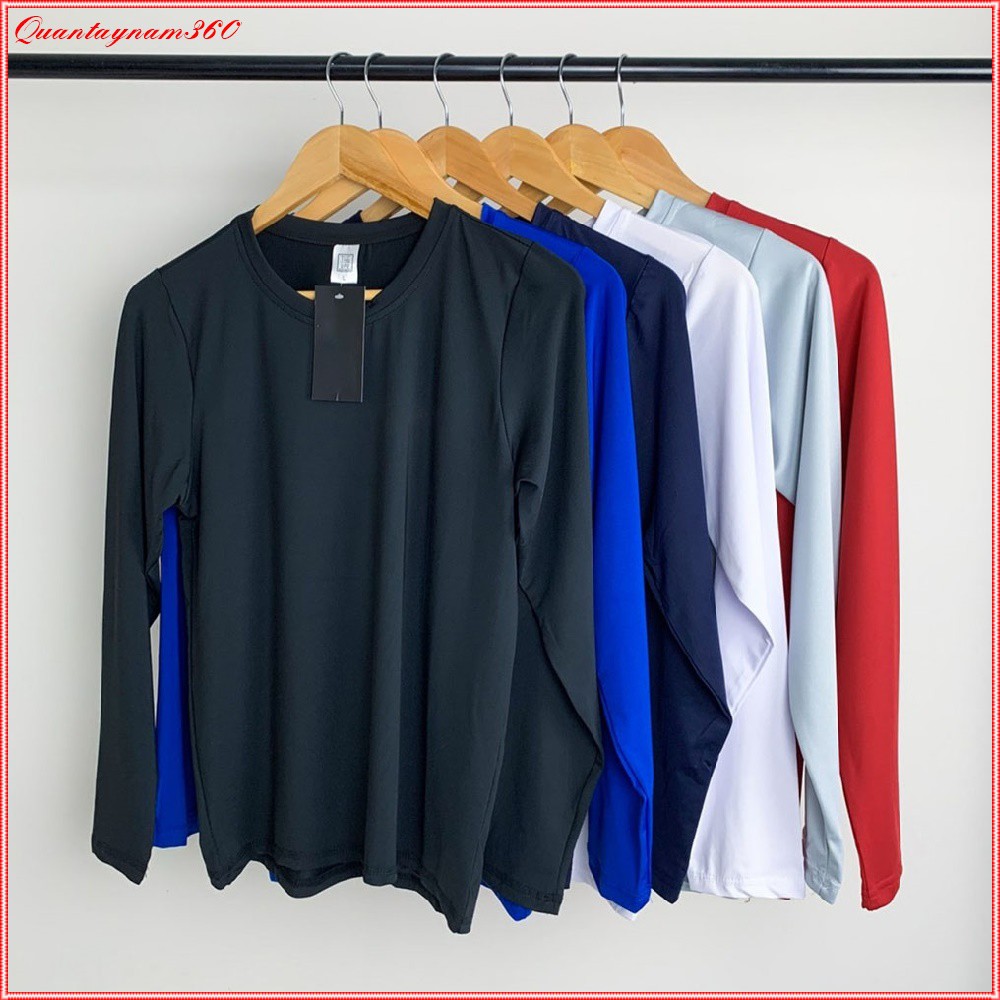 Áo giữ nhiệt nam thể thao - áo thun tay dài nhiều màu size từ 45 đến 90kg | BigBuy360 - bigbuy360.vn
