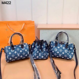 Túi LV Phải Mua | Bộ Đồ Denim Ba Món Thời Trang Louis Vuitton
