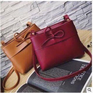 Túi đeo chéo nơ - chat với shop trc khi đặt hàng