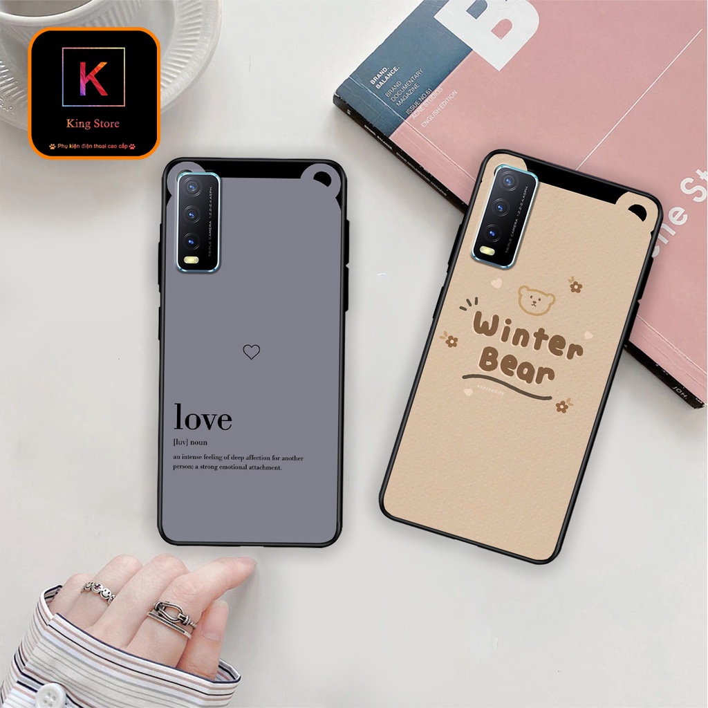 Ốp lưng Vivo Y20 - Vivo Y20s - Vivo Y12s - Ốp lưng in hình tai thỏ siêu dễ thương
