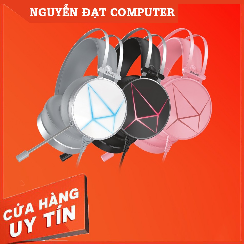 Tai nghe DAREU EH722s EH722X Pink / Black- giả lập 7.1