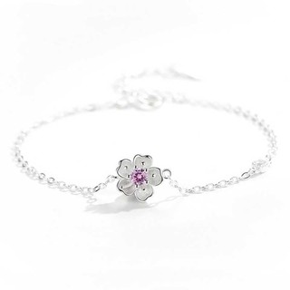 Lắc Tay Bạc Hoa Sakura Glosbe