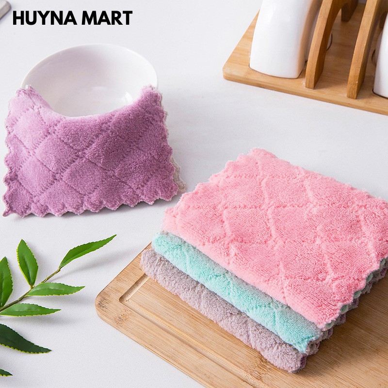 SÉT 10 KHĂN LAU BẾP  2 MẶT ĐA NĂNG MỀM MỊN  _ Giá Bán Sỉ Lẻ | BigBuy360 - bigbuy360.vn