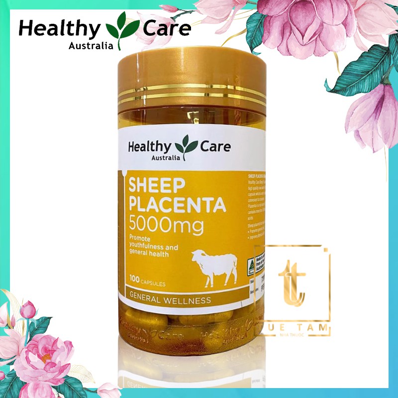 Nhau Thai Cừu [Úc] Sheep Placenta Healthy Care 5000mg - 100 viên