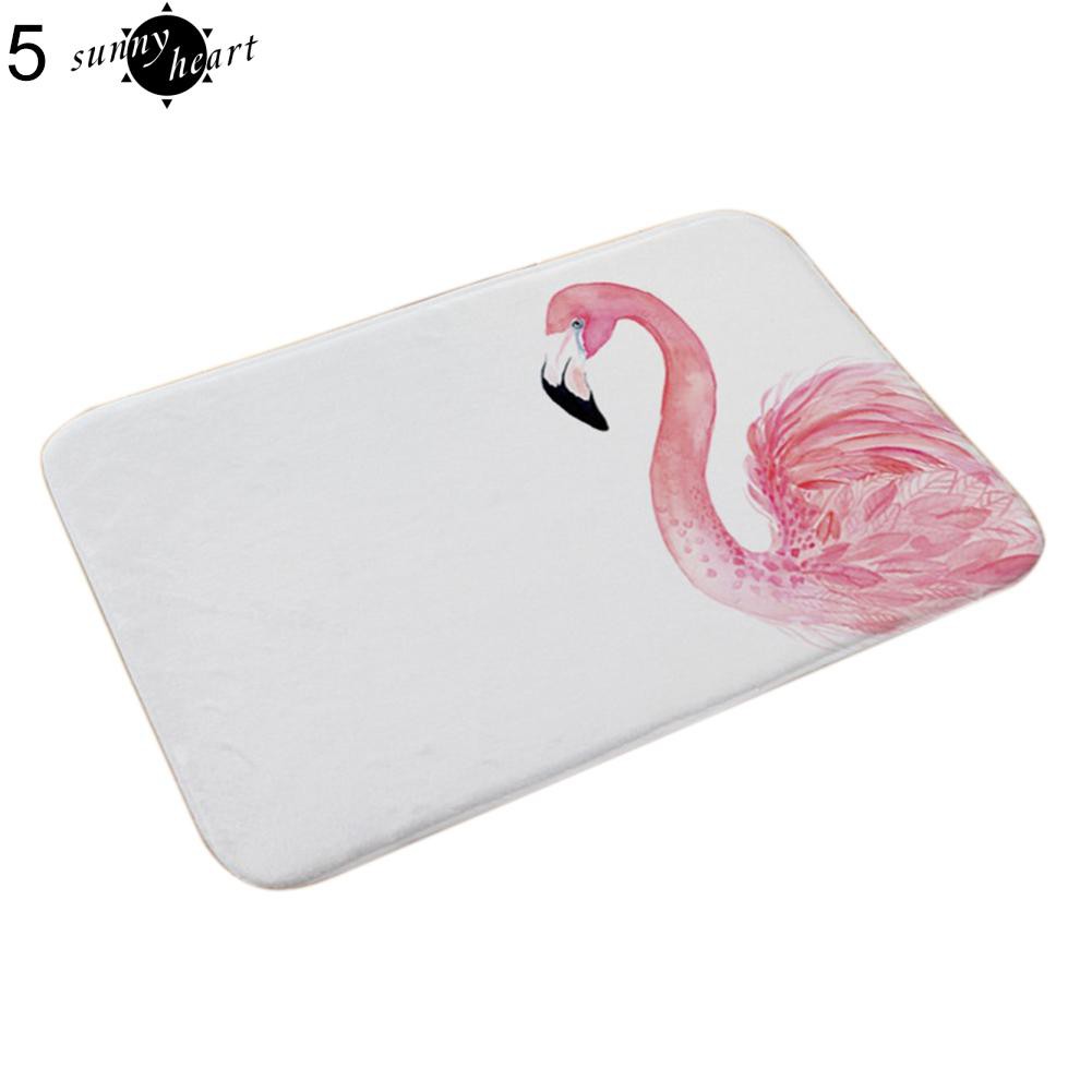 Thảm Chùi Chân Chống Trượt Họa Tiết Hồng Hạc