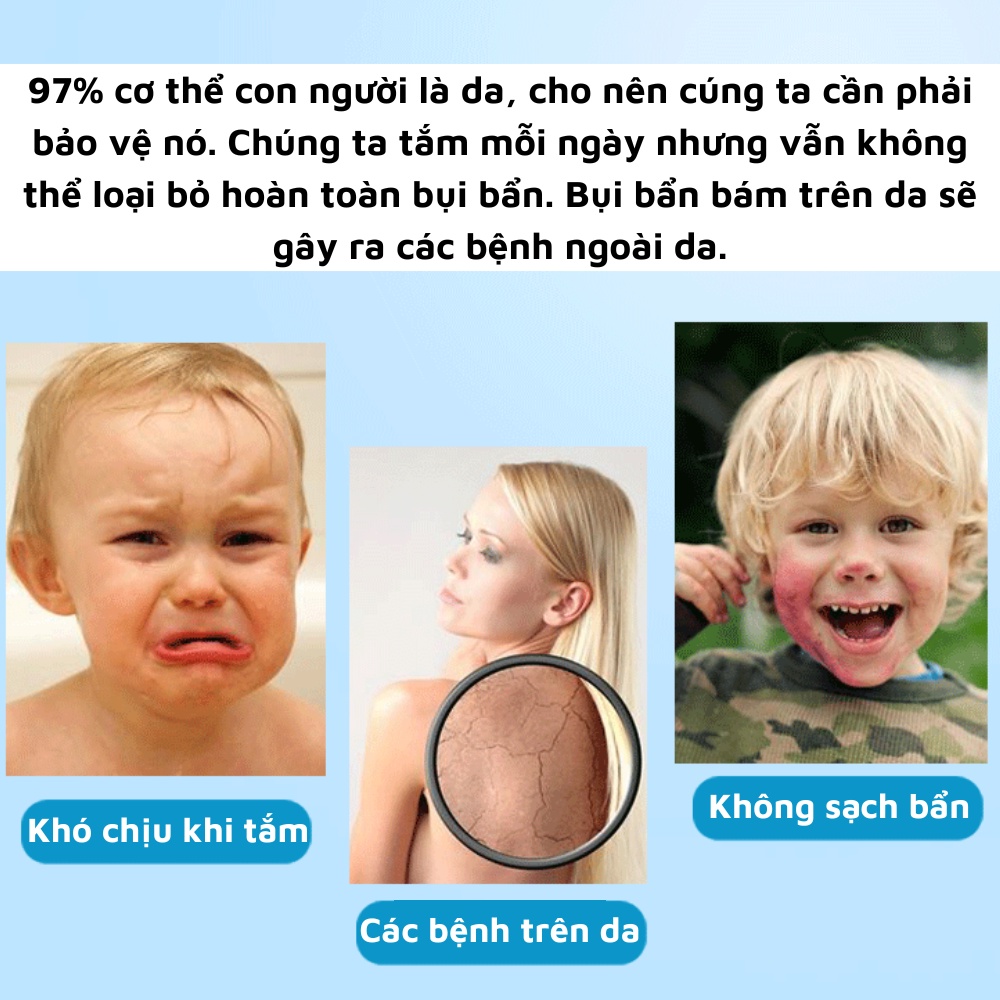 Mút bông tắm bọt biển tẩy tế bào chết làm sạch da dùng được cho da nhạy cảm