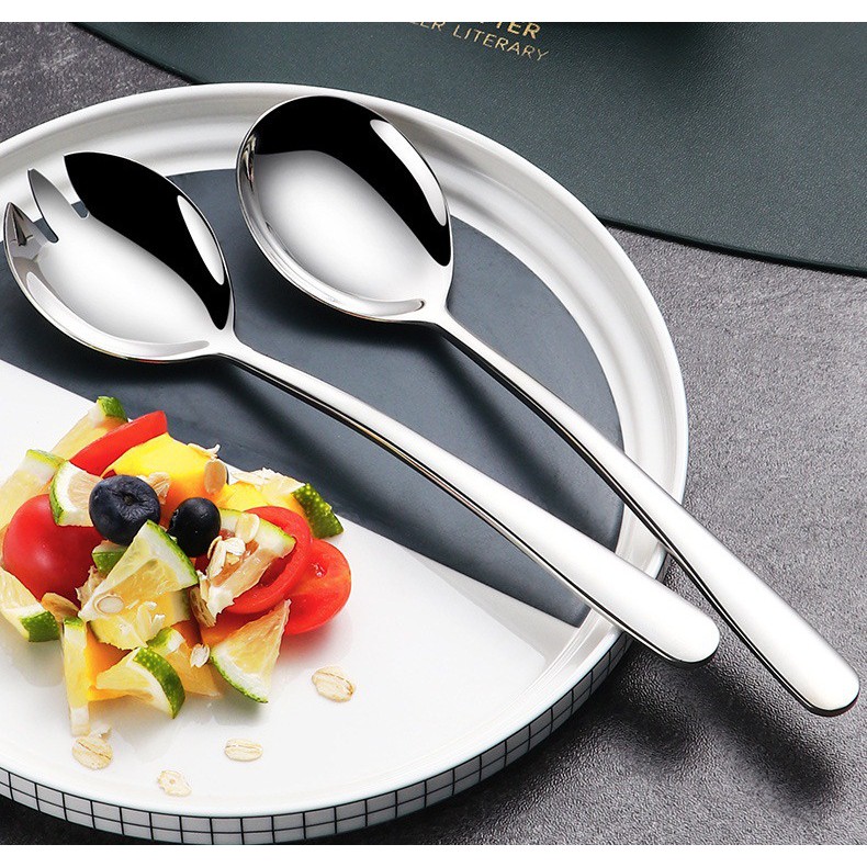 Thìa muỗng trộn salad inox 304 cao cấp