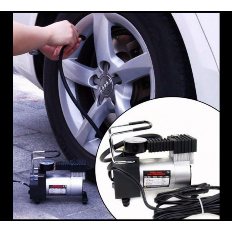 Máy bơm lốp ôtô 12v (dùng điện ác quy)