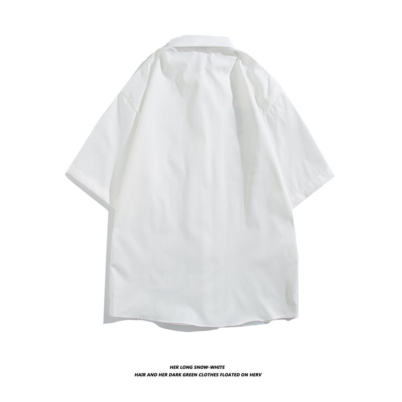 Áo Sơ Mi Tay Ngắn Dáng Rộng In Họa Tiết Hoạt Hình Phong Cách Hàn Quốc Thời Trang Mùa Hè 2022 Cho Nam