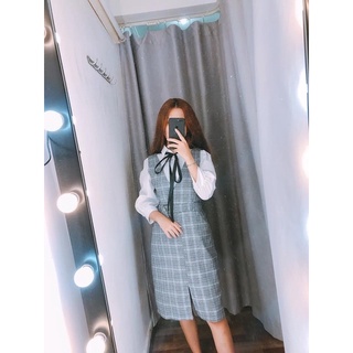 Set áo + váy style Korea