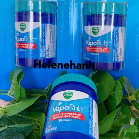 [Bill US] Dầu bôi ấm ngực giảm ho cho bé Vicks VapoRub 100g