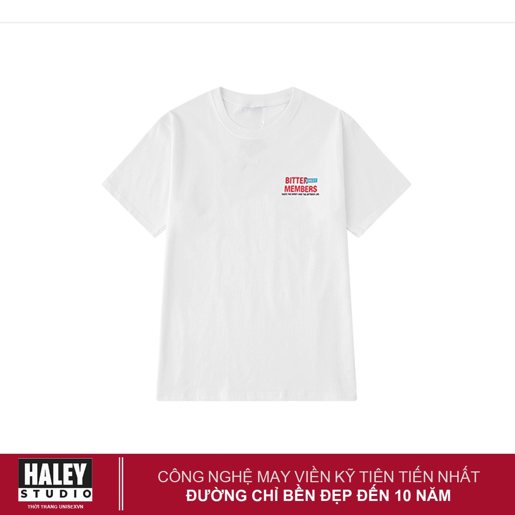 Áo Thun Nam Nữ Tay Lỡ Form rộng HALEY Unisex Bitter member Basic chất cotton 100% phông siêu mát TN388