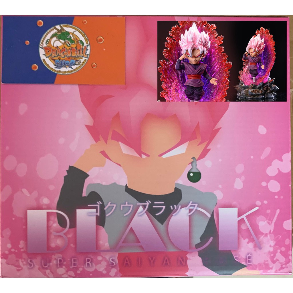 Mô hình Resin Dragonball chính hãng - Black Goku - Super Saiyan Rose - League Studio