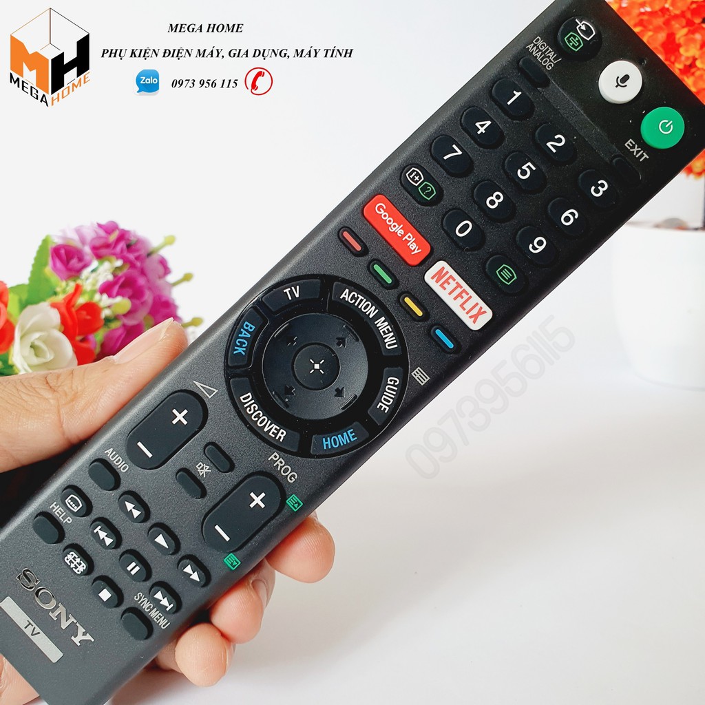 Điều khiển remote giọng nói tivi Sony smart (hàng mới 100%)