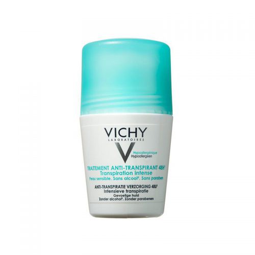 Lăn khử mùi giúp khô thoáng vùng da dưới cánh tay 48 giờ Vichy Deodorant 48H 50ml