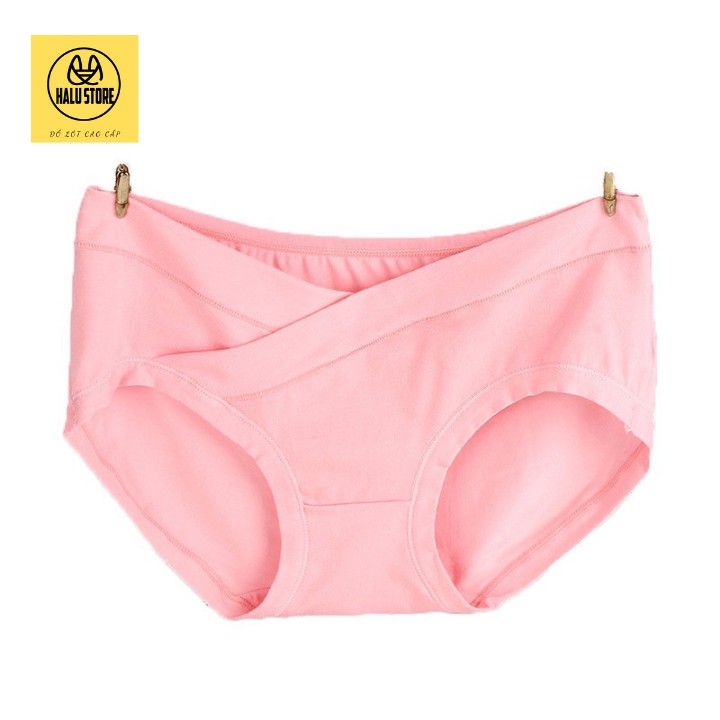 1875 Quần lót bầu cotton sợi tre tự nhiên mát lạnh cạp chéo đàn hồi tốt không bai nhão | BigBuy360 - bigbuy360.vn
