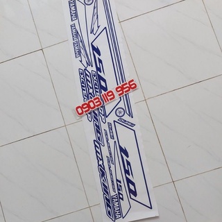 Tem rời exciter 150 xanh gp phối trắng mxking