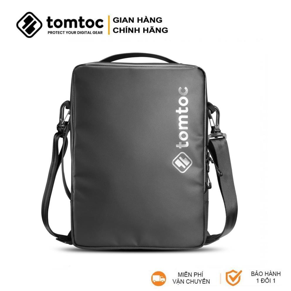 (ẢNH THẬT - 🍀FREESHIP🍀) Túi đeo chéo Laptop/Macbook TOMTOC H14 bảo vệ 360° Urban Shoulder Bag - Hàng chính hãng