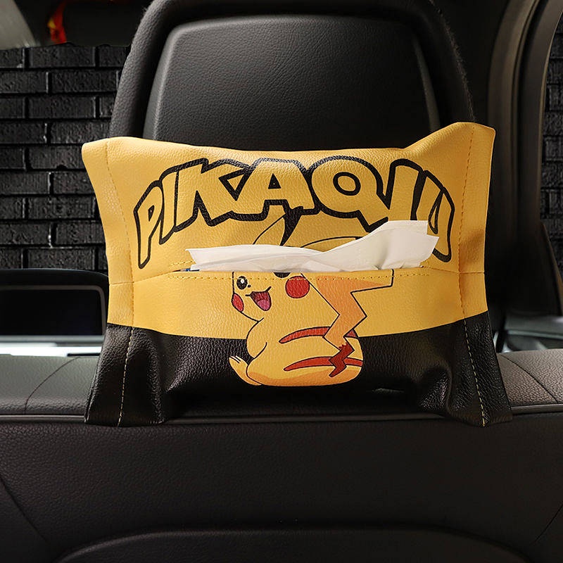 Hộp đựng khăn giấy họa tiết hoạt hình sáng tạo cho xe hơi