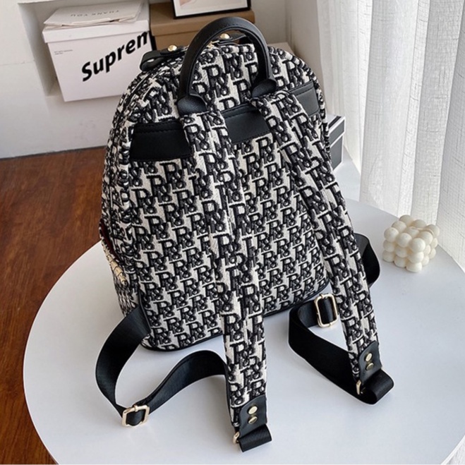 Balo da nam nữ lv đi học đẹp IRRY cặp đi học nam nữ thời trang dễ thương phong cách đeo vai unisex