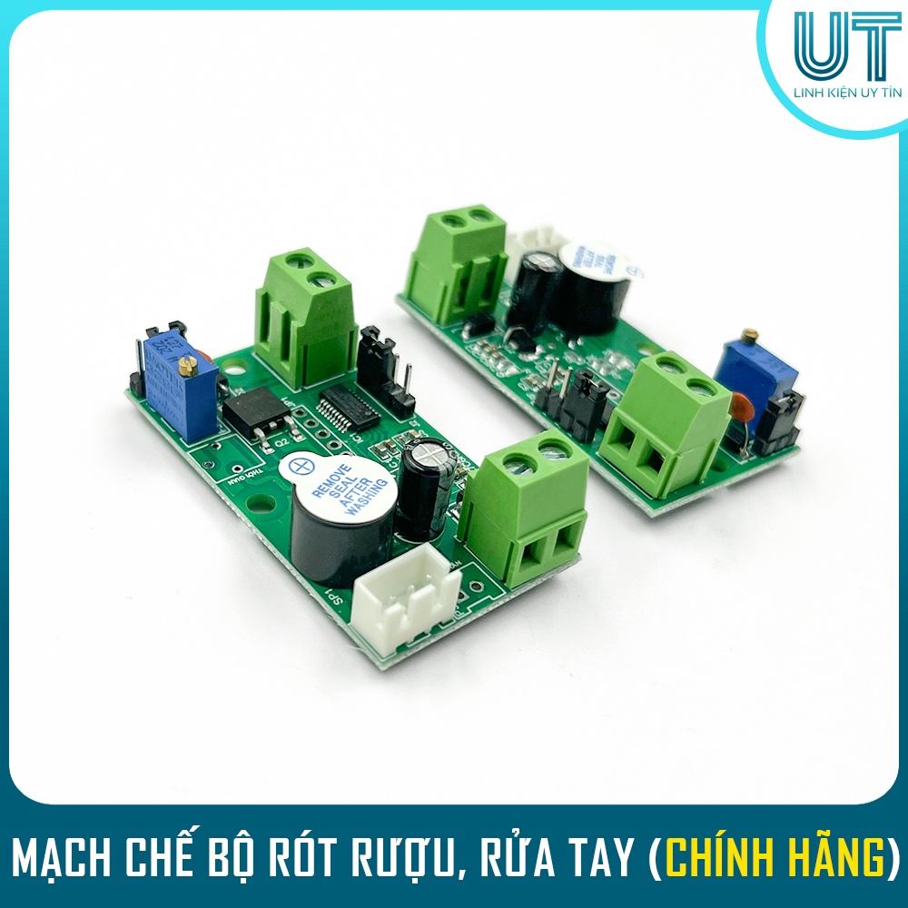 Mạch Điều Khiển Bộ Máy Rửa Tay Rót Rượu - Tạo Trễ 4 cổng V4 ( Chính Hãng )