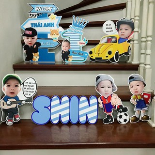 chibi sinh nhật cho bé trai - Nhiều mẫu