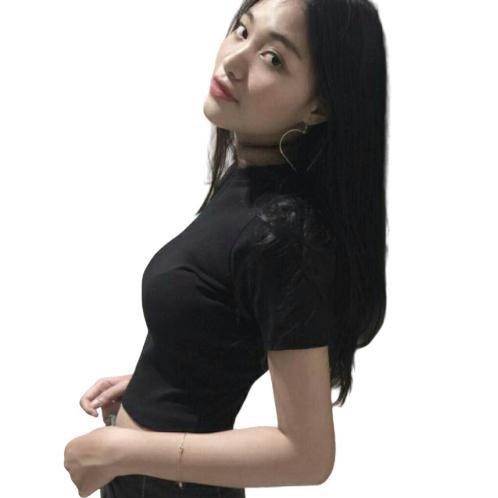 ÁO TAY NGẮN Croptop Hàng Tận Xưởng Hình thật MS:Z02