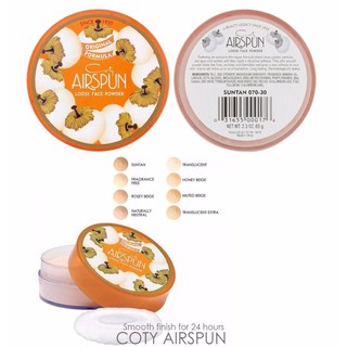 Phấn phủ bột Coty Airspun Loose Face Powder