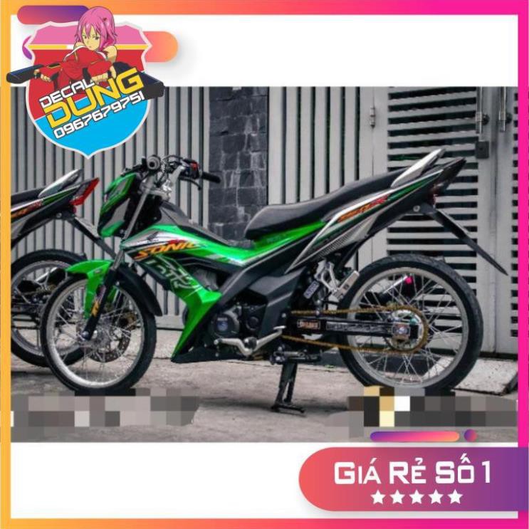 Tem xe SONIC 150 XANH