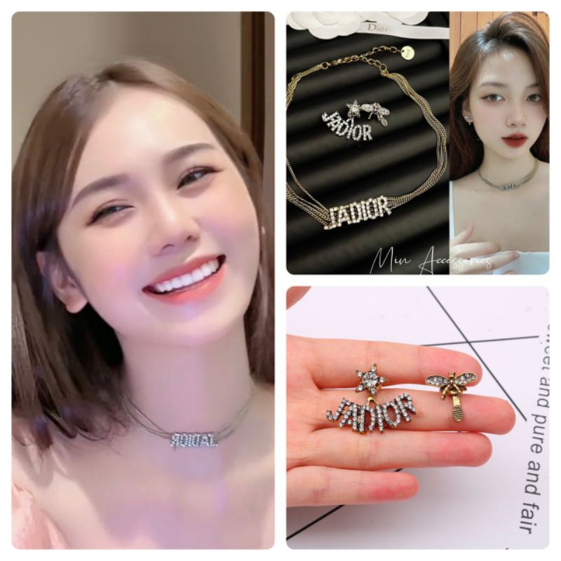 Sét trang sức ja.di.or hãng, phụ kiện trang sức hari korea accessories