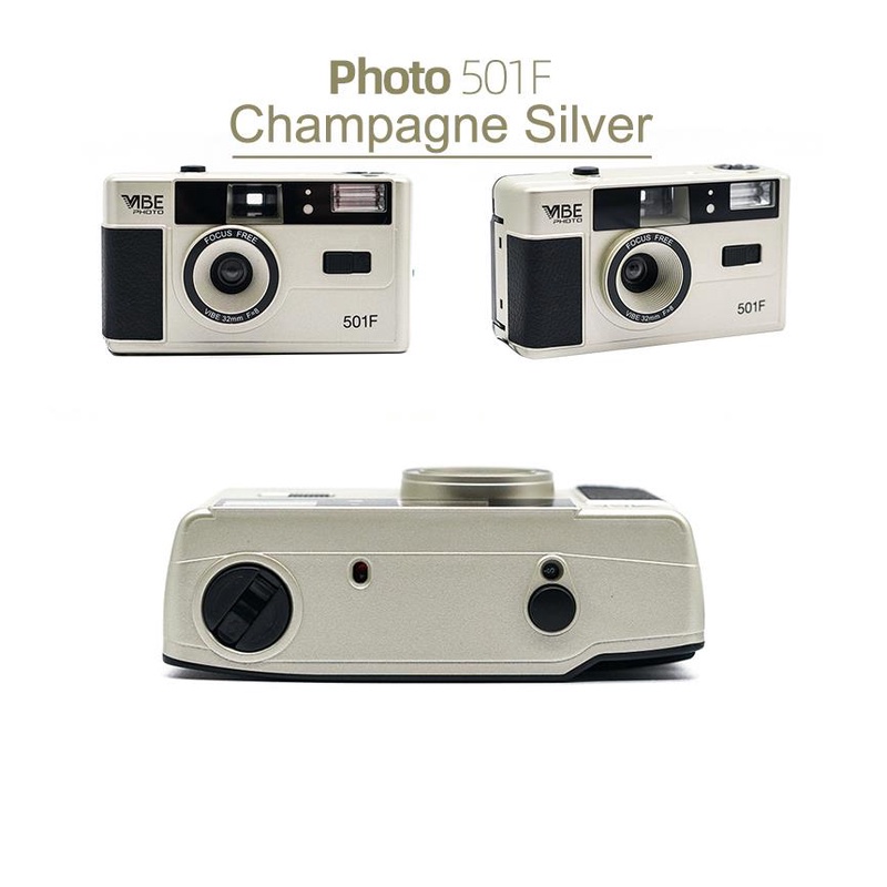 Máy Chụp Ảnh Vibe 501F Sử Dụng Film 35mm Kèm Túi Đựng