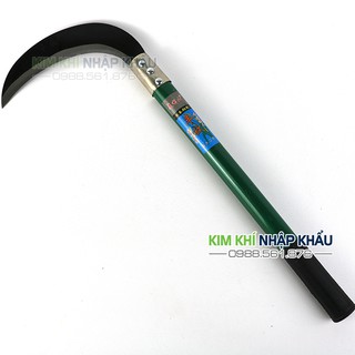 Liềm phát cỏ cao cấp lưỡi mangan cán dài 40cm - D30
