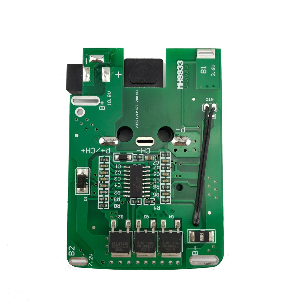 Vỏ pin 21v 5cells pin kèm mạch cho máy khoan pin makita