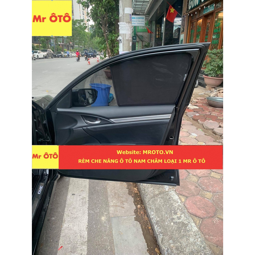Rèm Che Nắng chống UV Xe Honda Civic 2019-2021 / Civic RS Hàng Loại 1 MR.ÔTÔ -Bảo Hành 2 Năm