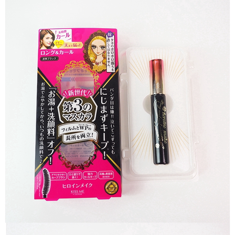 Mascara Kiss Me Heroine Làm Cong Dài Và Dày Mi