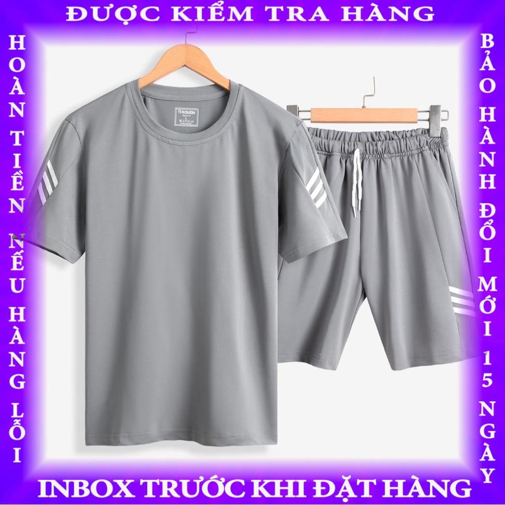 Bộ Thể Thao Nam ROUGH CoolFit chất thun co Giãn, năng động mùa Hè, 4 màu trẻ trung sonong