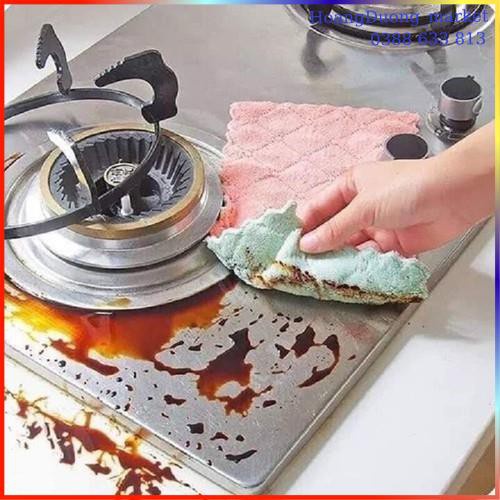 Khăn Lau Bếp Đa Năng 2 Mặt Siêu Tiện Lợi