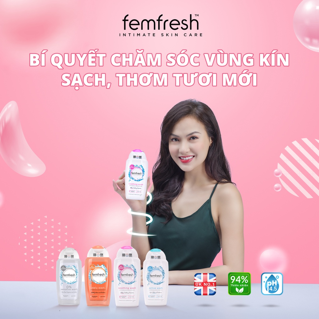 [MUA 2 TẶNG 1] Dung Dịch Vệ Sinh Phụ Nữ Femfresh 250ml TẶNG 1 Phần Quà Đặc Biệt