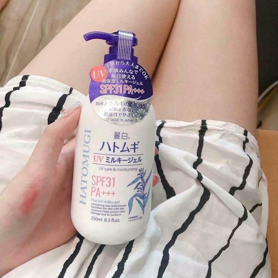 KEM BODY HATOMUGI UV SPF31 PA+ - 250ML - NHẬT BẢN | BigBuy360 - bigbuy360.vn