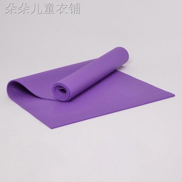 (𝗚𝗶𝗮́ 𝗦𝗶̉) Thảm Tập Yoga Siêu Mỏng Chống Trượt Bằng Nhựa Pvc ( MẪU MỎNG- KO TÚI)