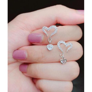 BỘ TIM GẮN ĐÁ BẠC TA