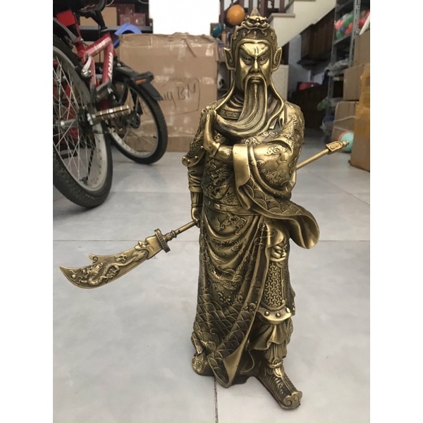 Tượng Quan Công - QUAN VÂN TRƯỜNG BẰNG ĐỒNG NGUYÊN CHẤT