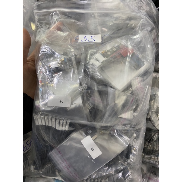 cụm bo, chân sạc ip 5/5s/6/6s/6p/6sp/7/7p/8/8p/ x/xsm/11 zin bóc máy