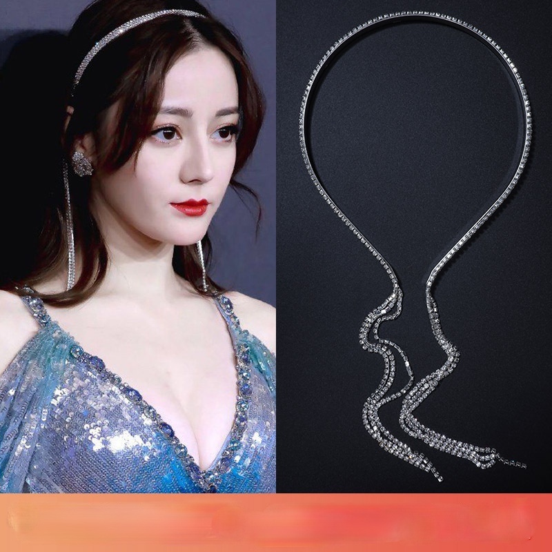 Băng Đô Cài Tóc Tua Rua Phong Cách Hàn Quốc