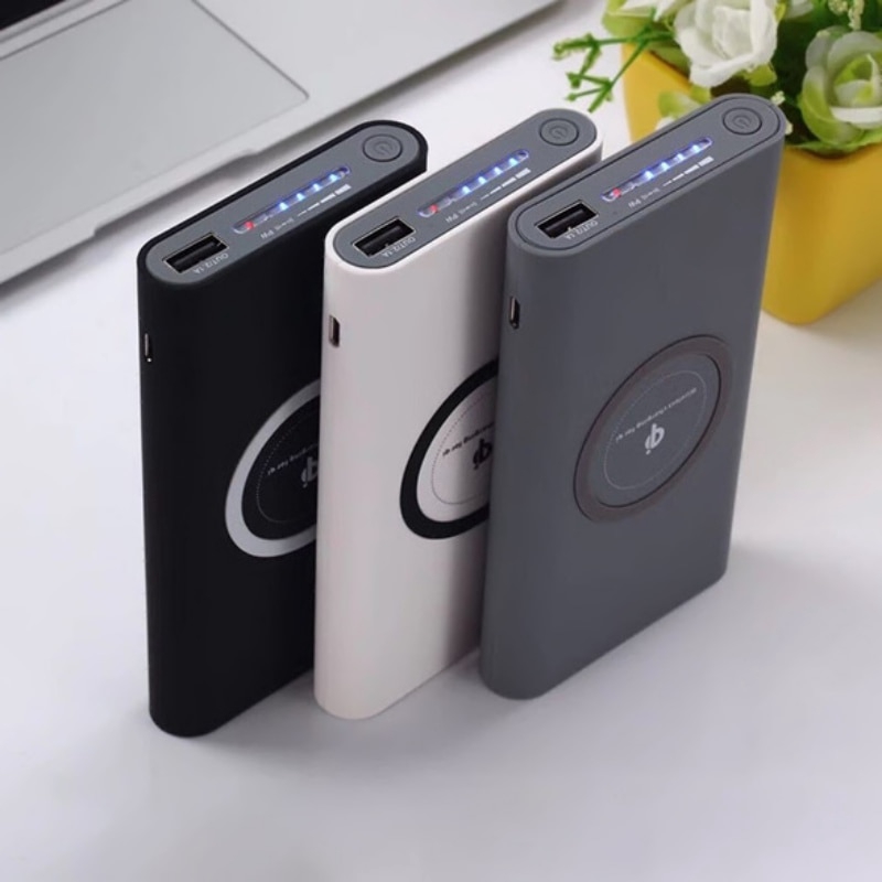 Sạc dự phòng không dây 3 trong 1 10000mAh cho iPhone X 8 Plus Samsung Note 8 S9 Xiaomi tiện dụng