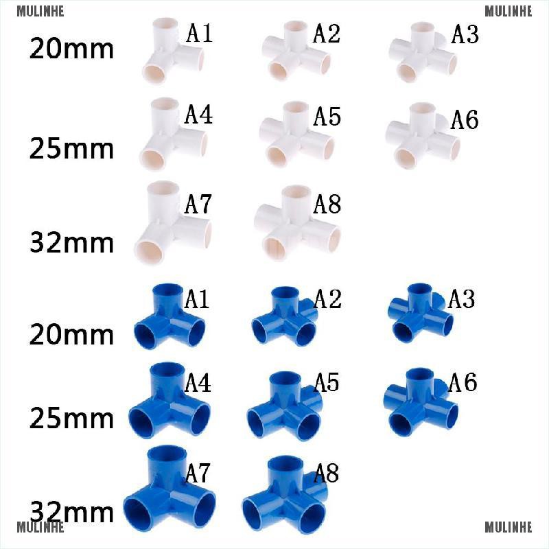 Đầu Nối Ống Nước Bằng Nhựa pvc Đường Kính 20Mm / 25mm / 32mm