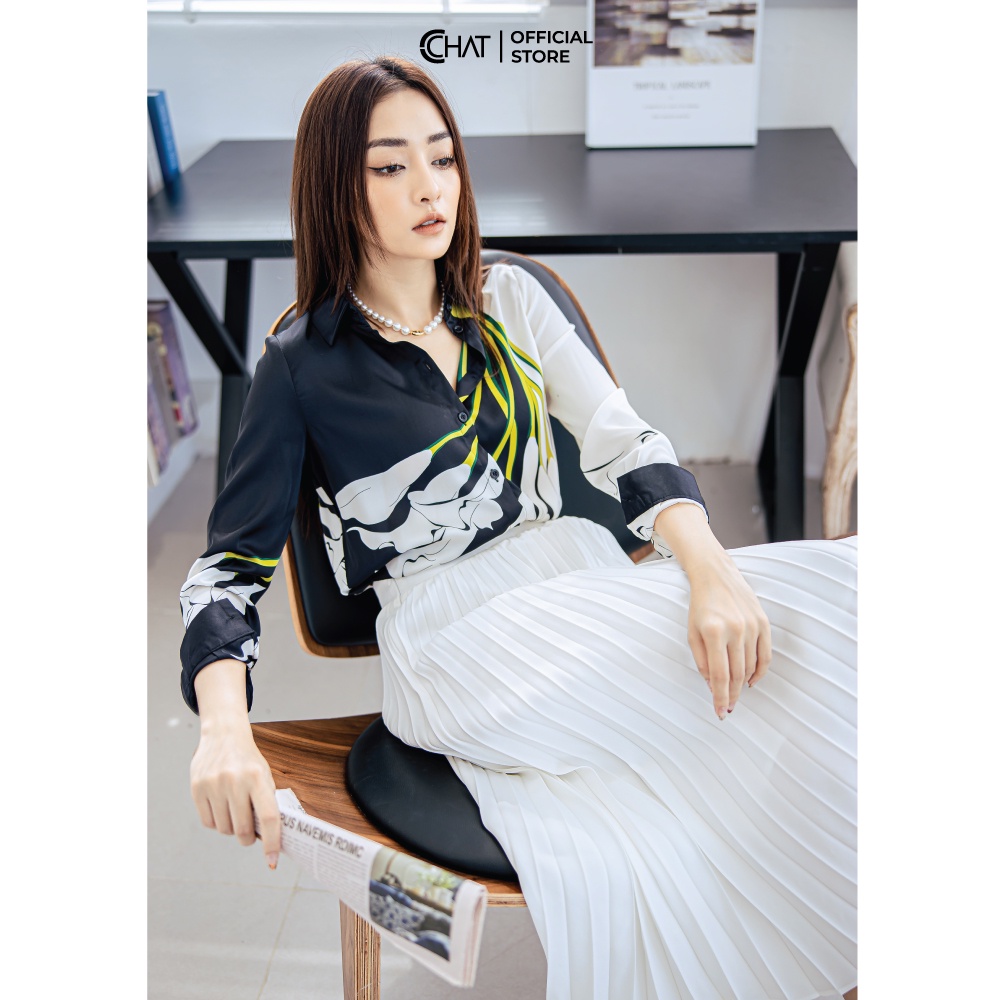 Chân váy dập ly quạt CCHAT | BigBuy360 - bigbuy360.vn